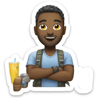 Outdoor, sunshine, bea sticker