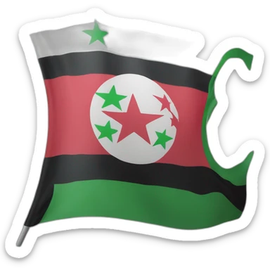 Flag of the Free Syrian Army sticker