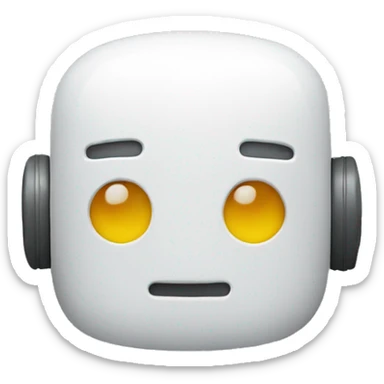 plastic chatbot sticker