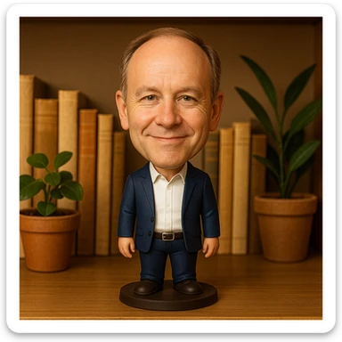 A Bobble head based on this image sticker