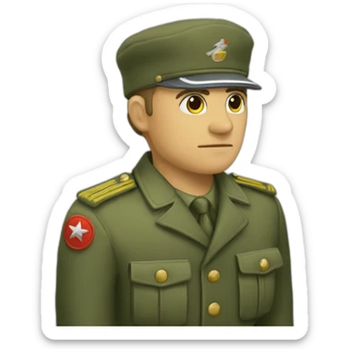 Soviétique Communiste soldats sticker