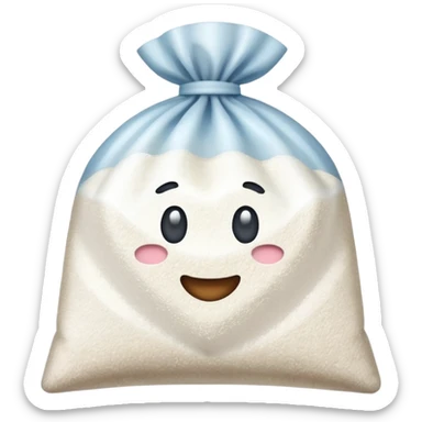 bag of sugar sticker