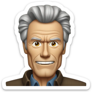Clint Eastwood Actor sticker