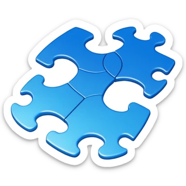 maybe puzzle piece? sticker