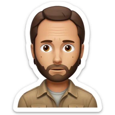Rick Grimes sticker