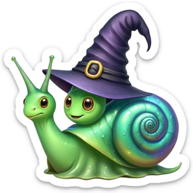 Witch snail sticker