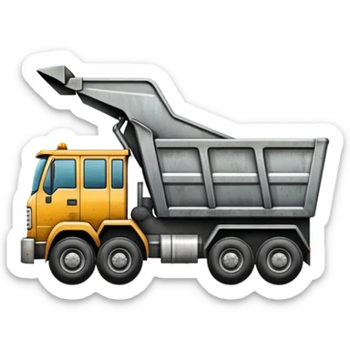 Dump truck sticker