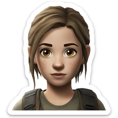 Ellie Williams in the last of us part two  sticker