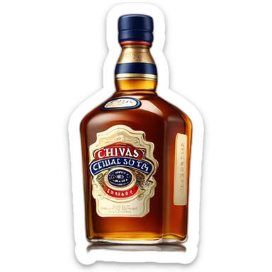 chivas whiskey sticker