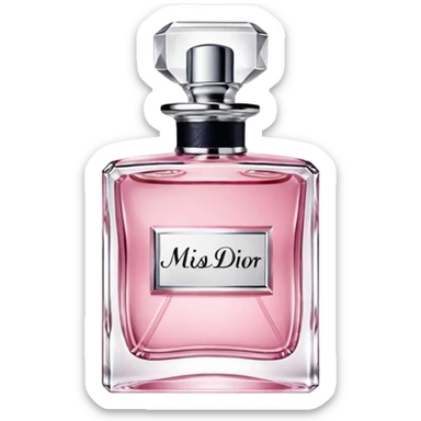 Miss dior perfume sticker