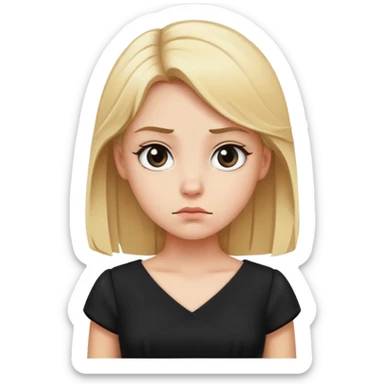 Mafia blondes girl  sticker