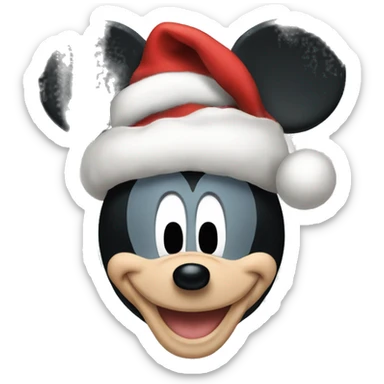 Mickey mouse Christmas  sticker