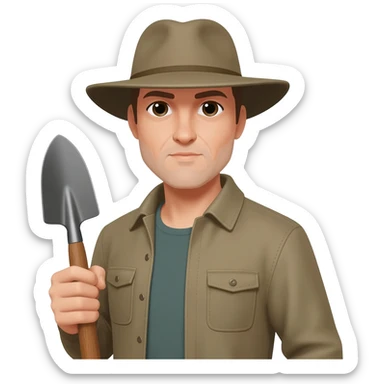 archaeologist sticker