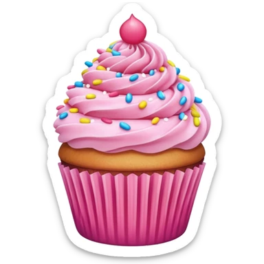 Cupcake sticker