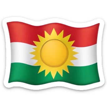 Kurdistan flag emoji sticker