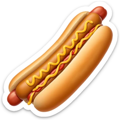 hot dog with lips sticker