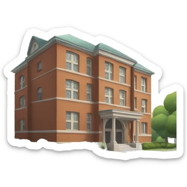 a school that is crossed out with ared X sticker