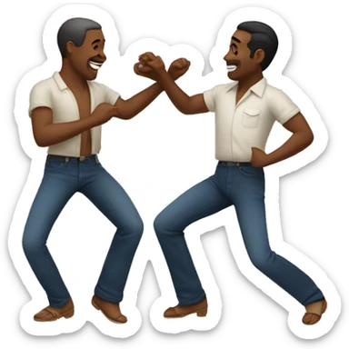 Pareja bailando sticker