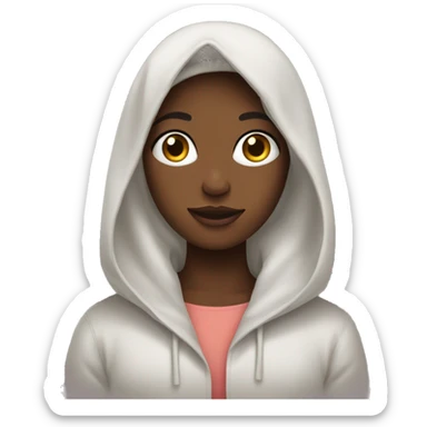 Fille avec couverture sticker