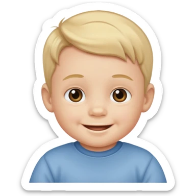 Baby boy with surname Harding sticker