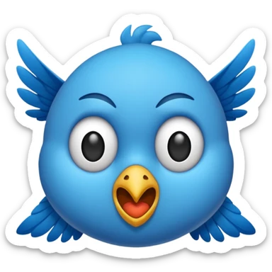 Bisa buat emote kupu-kupu versi warna biru ga? Tolong buatin dong..( 🦋) yang ini, versi birunya  sticker