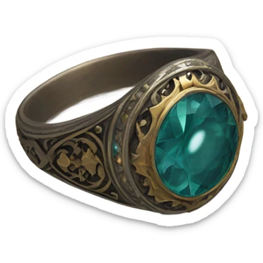 medieval ring sticker