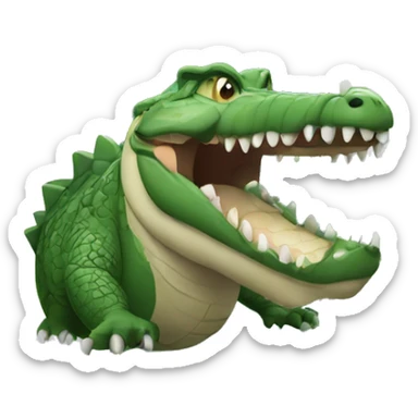 crocodile in the phone sticker