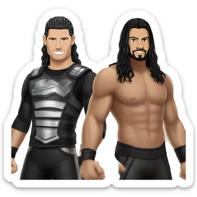 Cody Rhodes versus Roman Reigns sticker