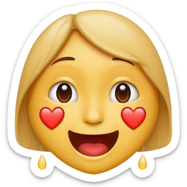 Una emoji che cambia. Emoji con il cuore, quella che ride, quella che piange etc etc sticker