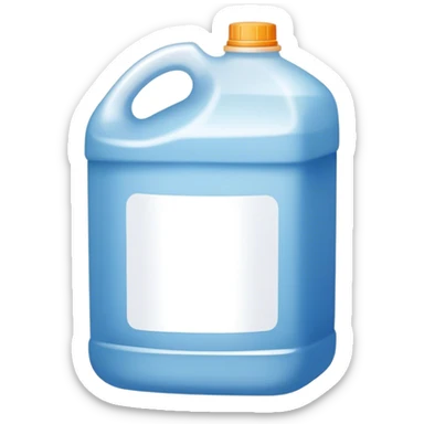 Gallon of bleach sticker