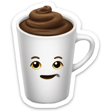 Coffee sticker