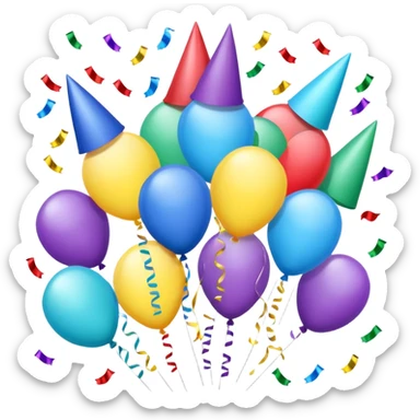 accessoires de fete sticker