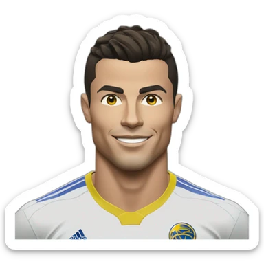 Cristiano Ronaldo au club al nassr sticker
