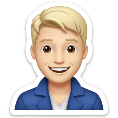 Sugar Bones, Male Pop Singer from Confidence Man sticker