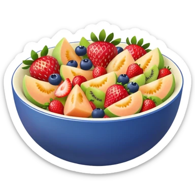 bowl of fruit salad























 sticker