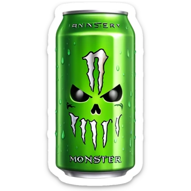 Monster energy drink sticker