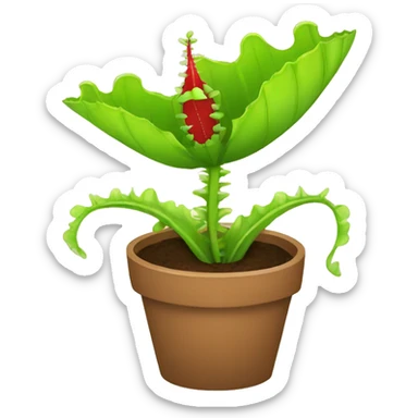 venus flytrap sticker