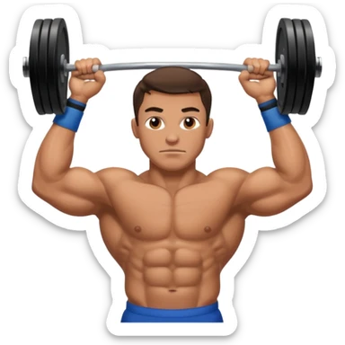 weightlifter sticker