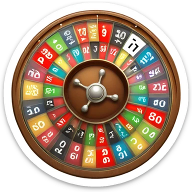 roulette wheel sticker