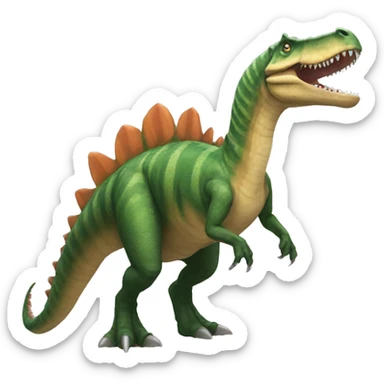 spinosaurus with a crest sticker