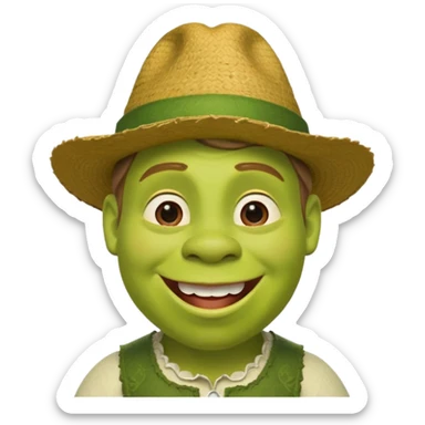 Shrek Yodeling  sticker