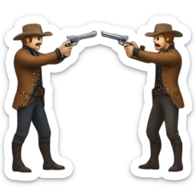 duel-with-pistols sticker