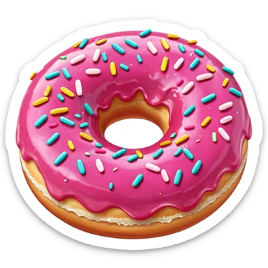 pink donut 🍩 sticker