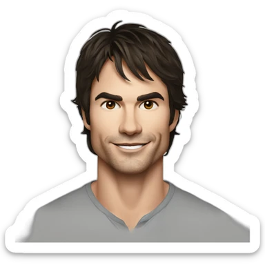 ian somerhalder sticker