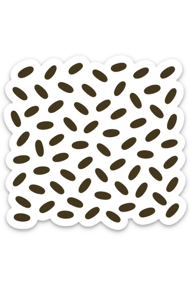 FECI DI ANIMALE A PALLINI LEGGERMENTE ALLUNGATI sticker