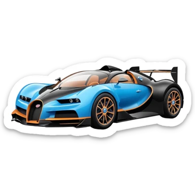 Bugatti bolide sticker