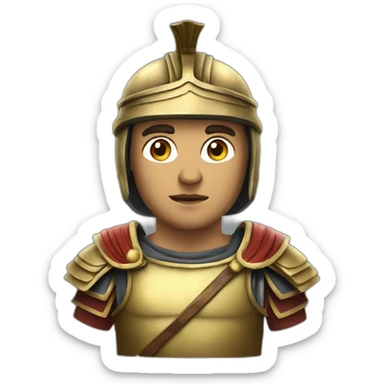 Ancient Roman soldier sticker