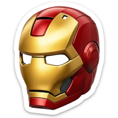 Iron man helmet  sticker