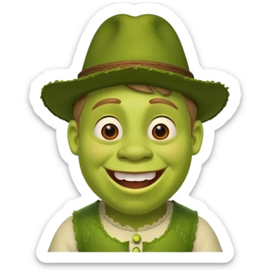 Shrek Yodeling  sticker