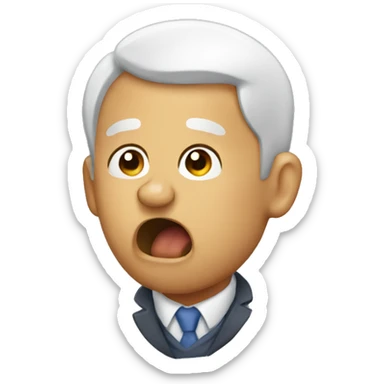 coughing emoji sticker